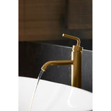 Purist Tall single-handle bathroom sink faucet with Lever handle, 1.2 gpm