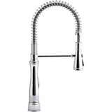 Bellera Semi-professional kitchen sink faucet with three-function sprayhead