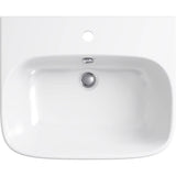 ModernLife 21-3/4'' rectangular wall-mount bathroom sink
