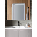 Parallel Single-handle bathroom sink faucet, 1.0 gpm