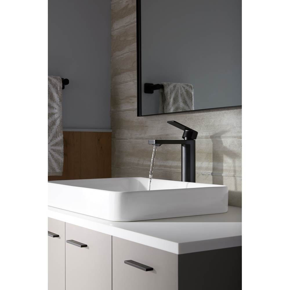Parallel Tall single-handle bathroom sink faucet, 1.2 gpm