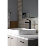Parallel Tall single-handle bathroom sink faucet, 1.2 gpm