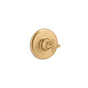 Kohler - Artifacts Rite-Temp valve trim with cross handle - Vibrant Brushed Moderne Brass