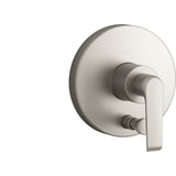 Kohler - Avid Rite-Temp valve trim with push-button diverter - Vibrant Brushed Nickel