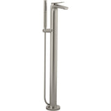 Kohler - Avid Floor-mount bath filler trim - Vibrant Brushed Nickel