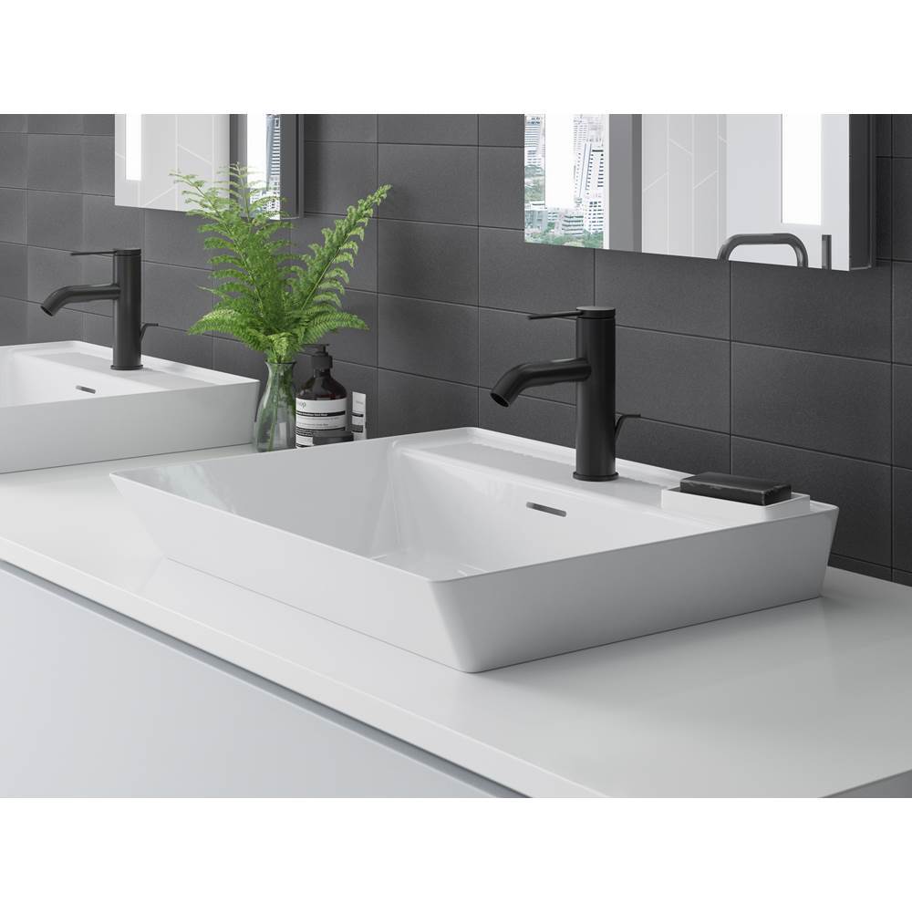 Brazn 23'' rectangular vessel bathroom sink