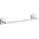 Kohler - Square 12'' towel bar - Polished Chrome