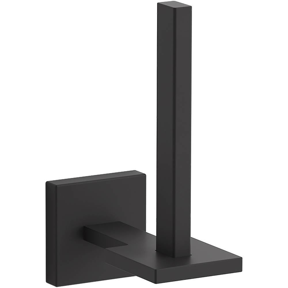 Kohler - Square Vertical toilet paper holder - Matte Black