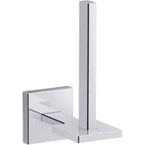 Kohler - Square Vertical toilet paper holder - Polished Chrome