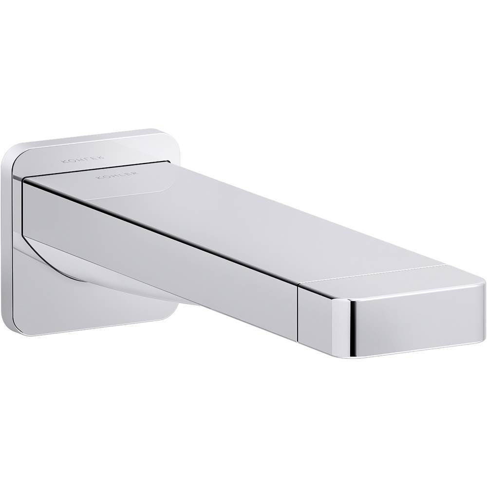 Kohler - Parallel Wall-mount bath spout - Polished Chrome