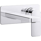 Kohler - Parallel Wall-mount single-handle bathroom sink faucet, 1.2 gpm - Polished Chrome