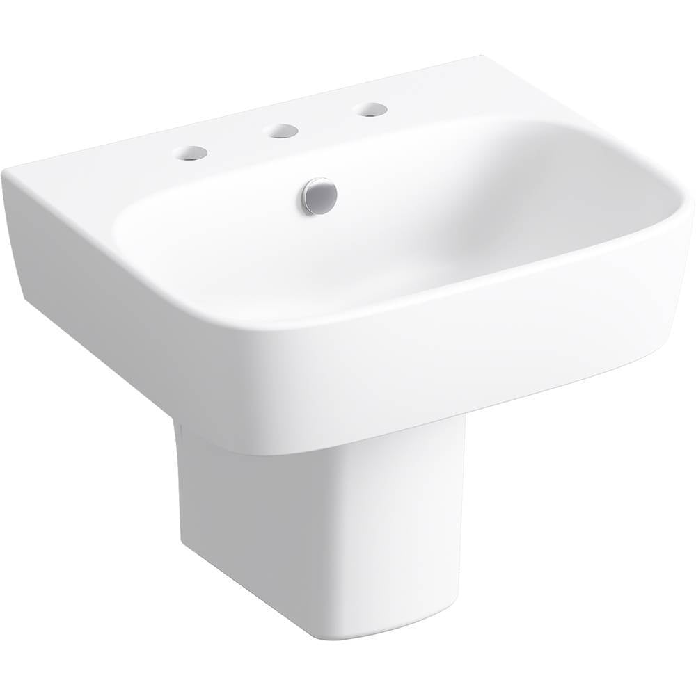 Kohler - ModernLife 21-3/4'' rectangular wall-mount bathroom sink - White