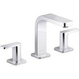Kohler - Parallel Widespread bathroom sink faucet, 1.2 gpm - Polished Chrome