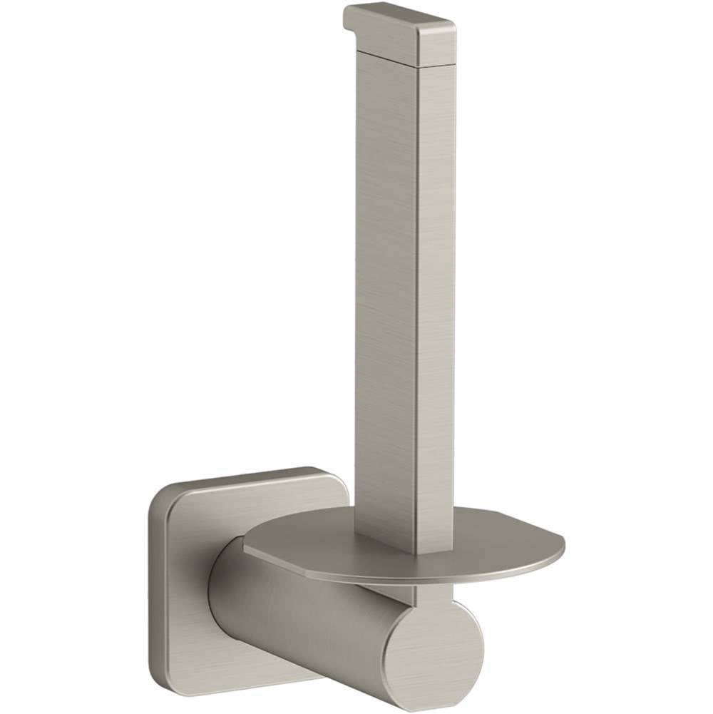 Kohler - Parallel Vertical toilet paper holder - Vibrant Brushed Nickel