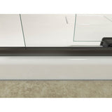 Levity Sliding bath door, 59-3/4'' H x 56-5/8 - 59-5/8'' W, with 1/4'' thick Crystal Clear glass