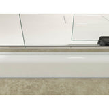 Levity Sliding shower door, 74'' H x 56-5/8 - 59-5/8'' W, with 1/4'' thick Frosted glass