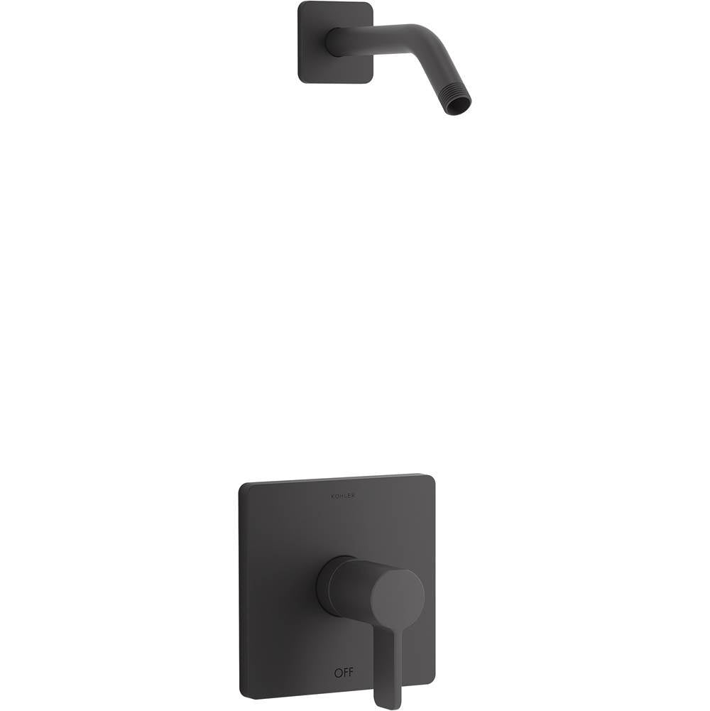 Kohler - Parallel Rite-Temp shower trim kit, without showerhead - Matte Black