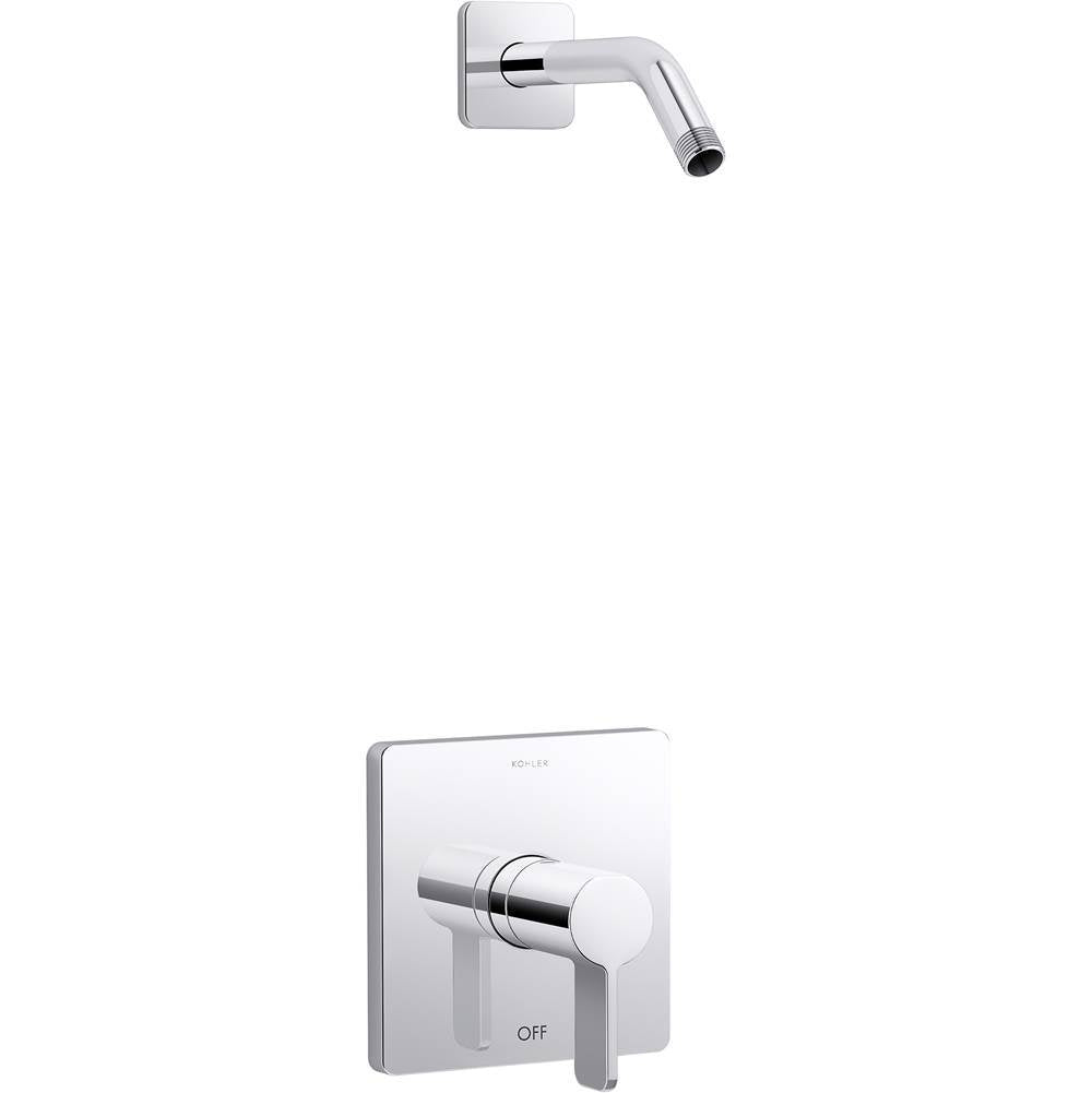 Kohler - Parallel Rite-Temp shower trim kit, without showerhead - Polished Chrome