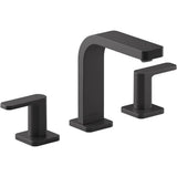 Kohler - Parallel Widespread bathroom sink faucet, 1.2 gpm - Matte Black