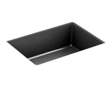 Kohler - Verticyl 17'' rectangular undermount bathroom sink - Black