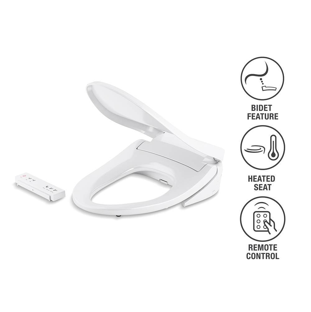 PureWash E700 Elongated bidet toilet seat with remote control