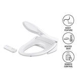 PureWash E700 Elongated bidet toilet seat with remote control