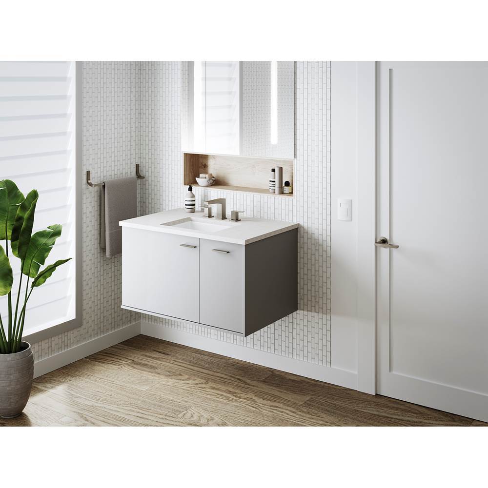 Verticyl 17'' rectangular undermount bathroom sink