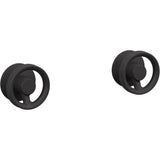 Kohler - Components Wall-mount bathroom sink faucet Industrial handle trim - Matte Black