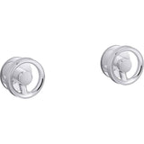 Kohler - Components Wall-mount bathroom sink faucet Industrial handle trim - Polished Chrome