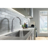 Graze Pull-down kitchen sink faucet with three-function sprayhead