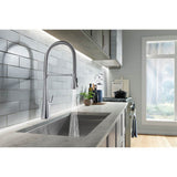 Graze Semi-professional kitchen sink faucet with three-function sprayhead