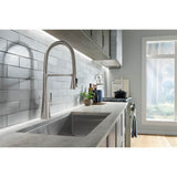 Graze Semi-professional kitchen sink faucet with three-function sprayhead