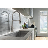 Graze Semi-professional kitchen sink faucet with three-function sprayhead