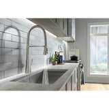 Graze Semi-professional kitchen sink faucet with three-function sprayhead