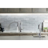 Graze Pull-down kitchen sink faucet with three-function sprayhead