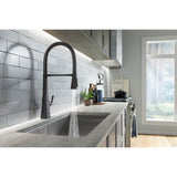 Graze Semi-professional kitchen sink faucet with three-function sprayhead
