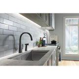 Graze Single-handle kitchen sink faucet with two-function side sprayer