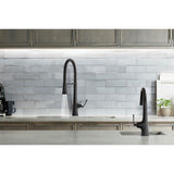 Graze Semi-professional kitchen sink faucet with three-function sprayhead