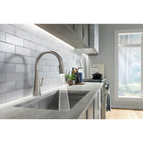 Graze Pull-down kitchen sink faucet with three-function sprayhead