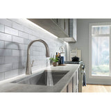 Graze Pull-down kitchen sink faucet with three-function sprayhead