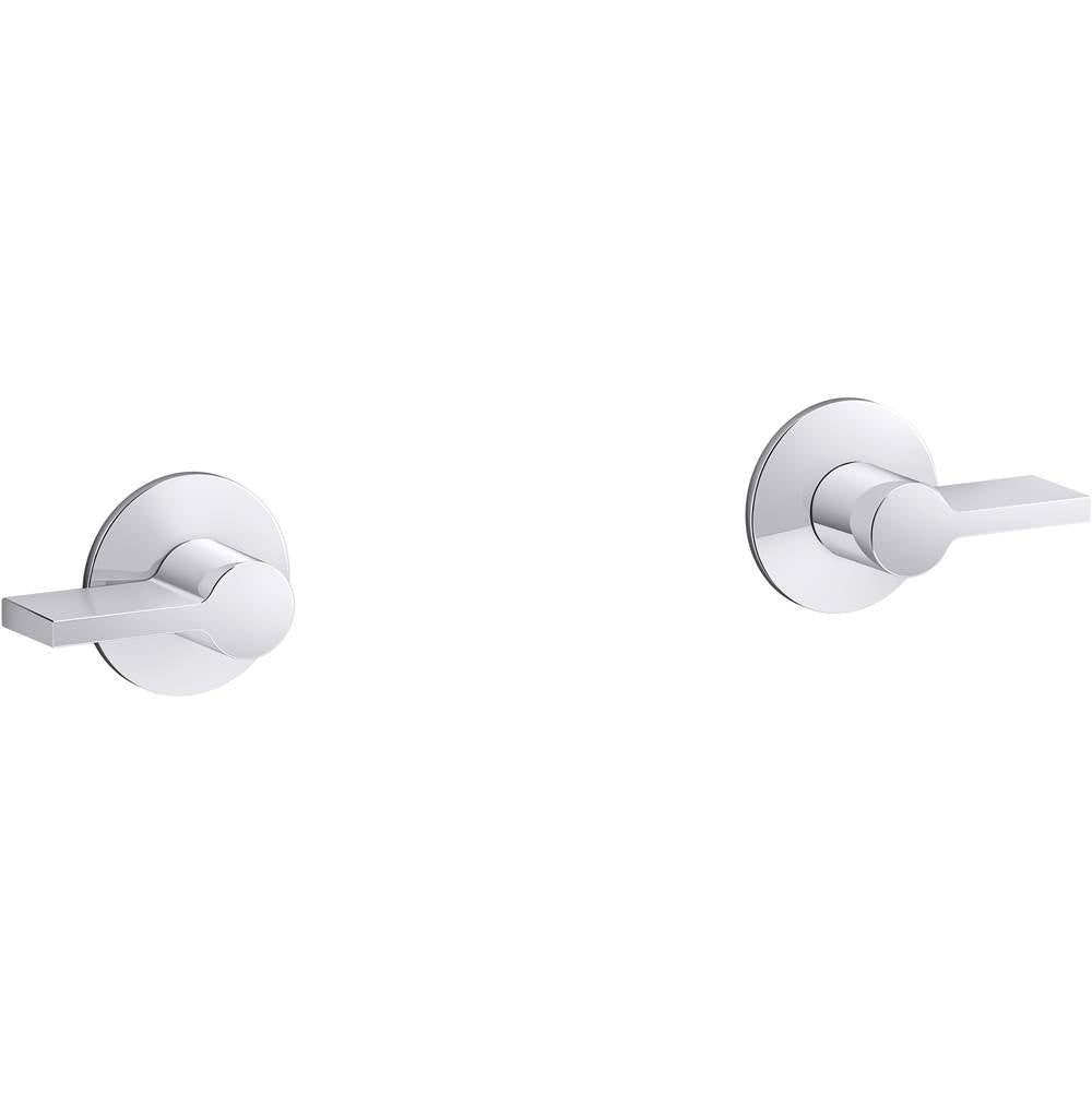 Kohler - Components Wall-mount bathroom sink faucet Lever handle trim - Polished Chrome