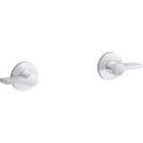 Kohler - Components Wall-mount bathroom sink faucet Lever handle trim - Polished Chrome