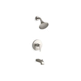 Kohler - Pitch Rite-Temp bath and shower trim kit, 2.5 gpm - Vibrant Brushed Nickel