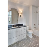 Artifacts Wall-mount bath spout with turned design