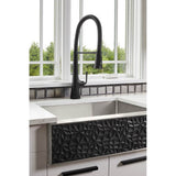 Graze Semi-professional kitchen sink faucet with three-function sprayhead