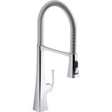 Kohler - Graze Semi-professional kitchen sink faucet with three-function sprayhead - Polished Chrome