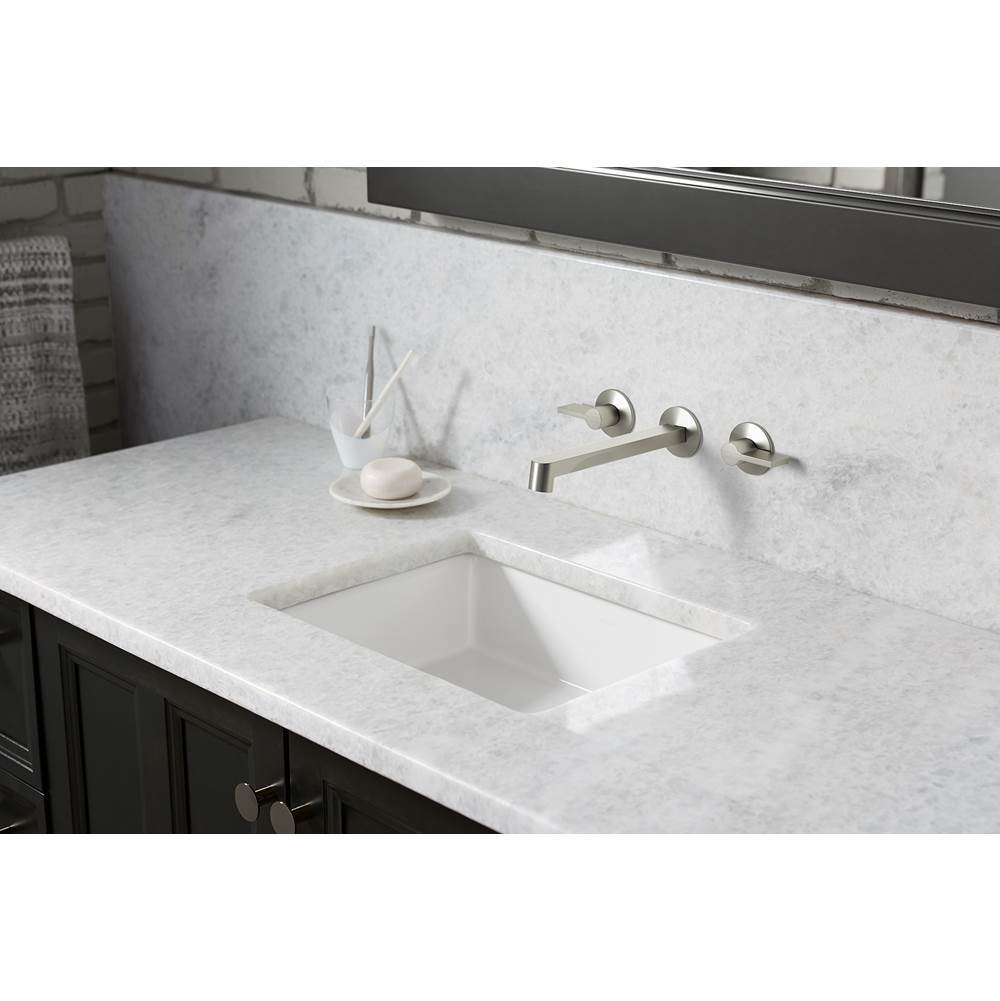 Components Wall-mount bathroom sink faucet spout with Row design, 1.2 gpm