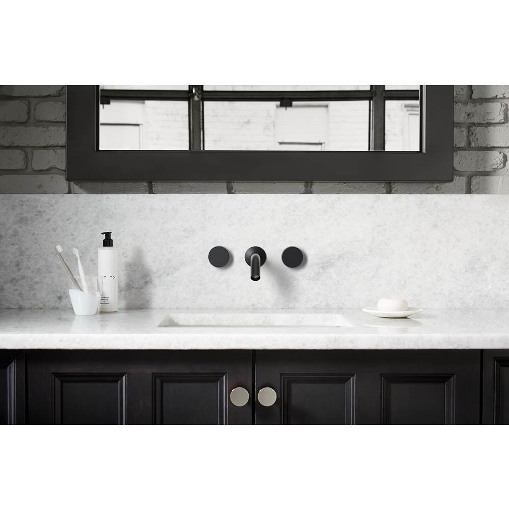 Components Wall-mount bathroom sink faucet spout with Tube design, 1.2 gpm