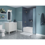 Entity 60'' x 30'' alcove bath right drain