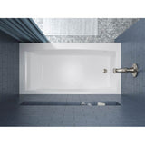 Entity 60'' x 30'' alcove bath right drain